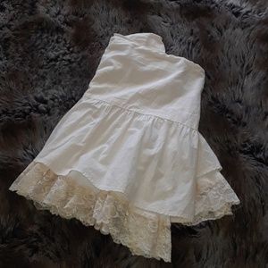 Free People lace trim skirt.